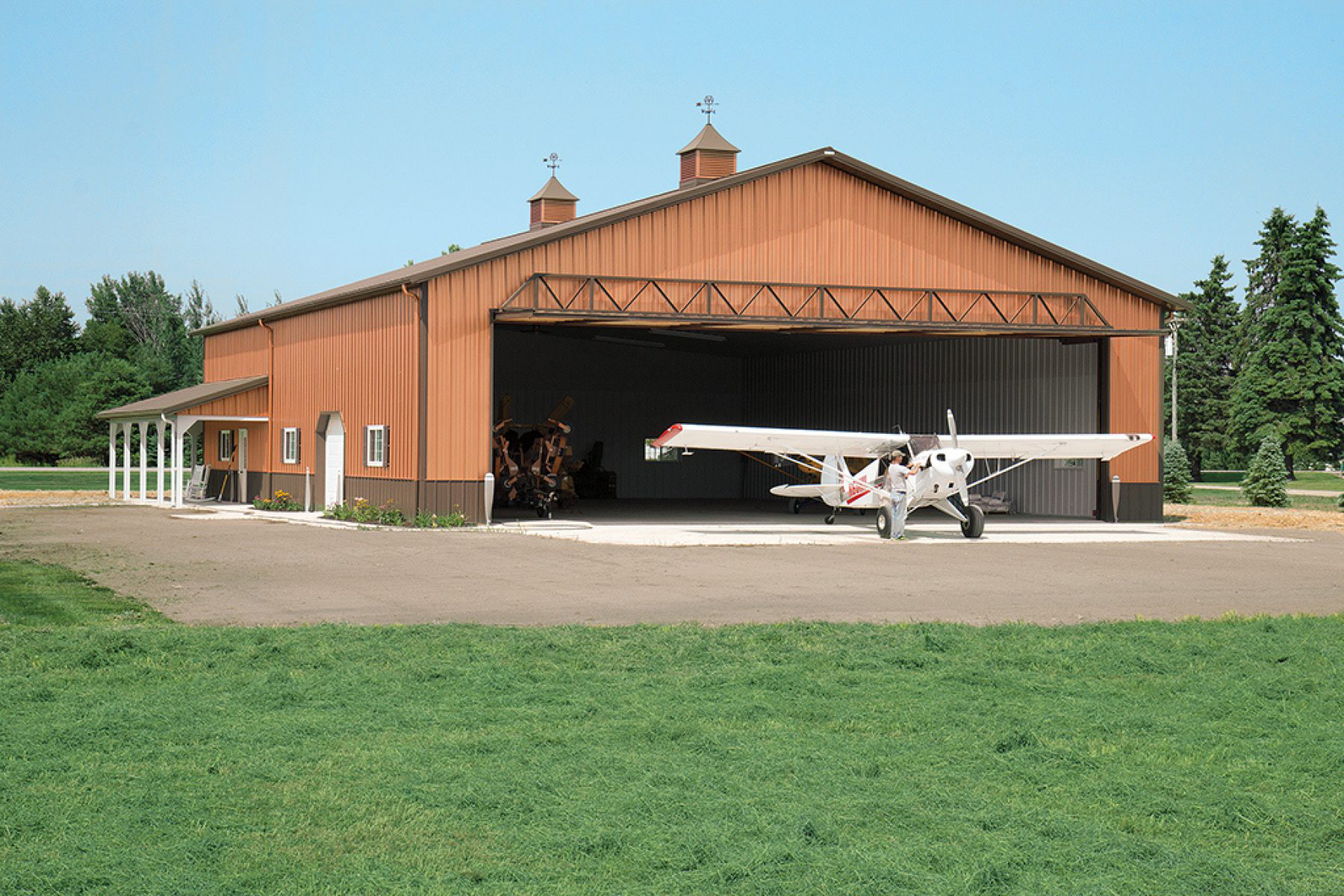 Icon Steel Buildings Residential Hanger Steel house